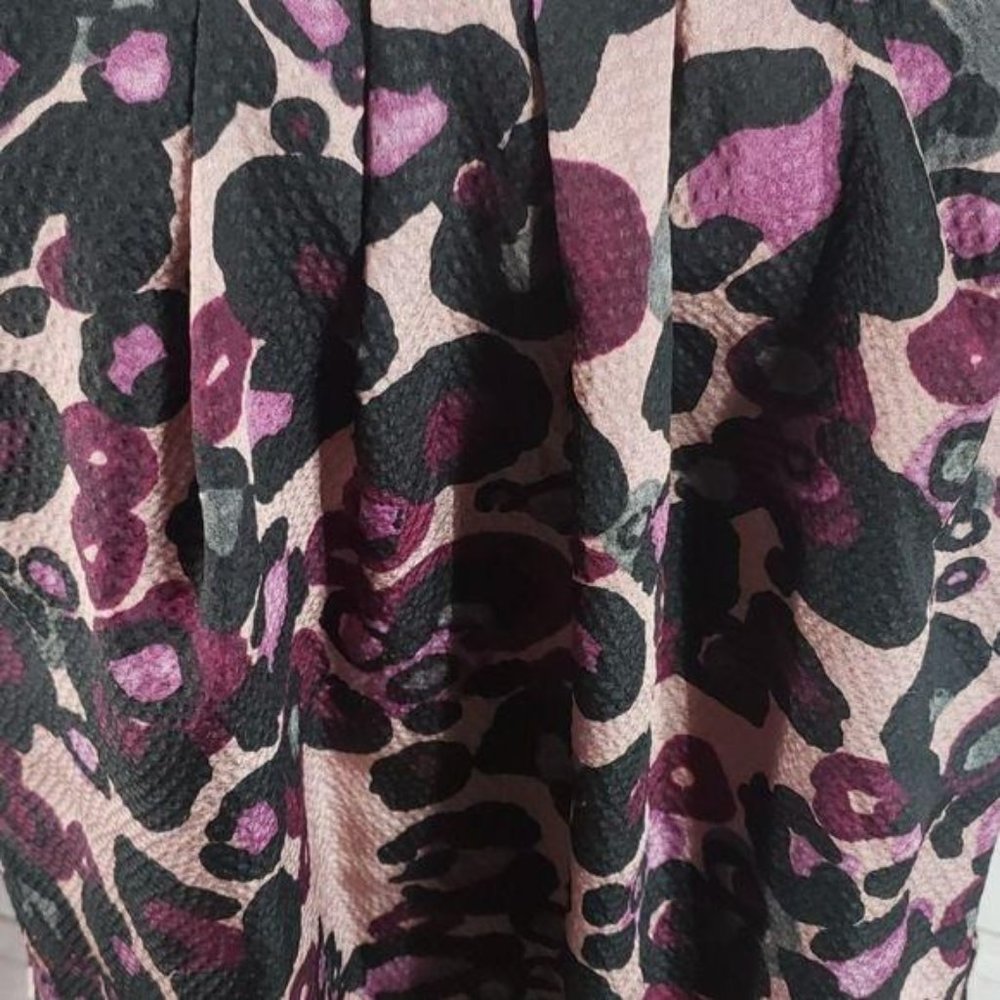 Apt. 9 Abstract Dotted Pleated Front Tank Top - image 5